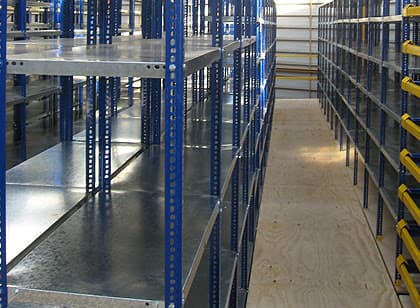 Estanterías de Ángulo Ranurado